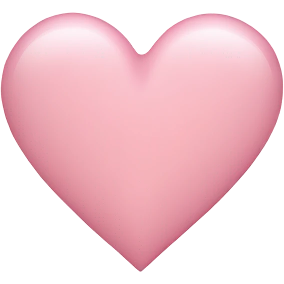 light pink heart emoji