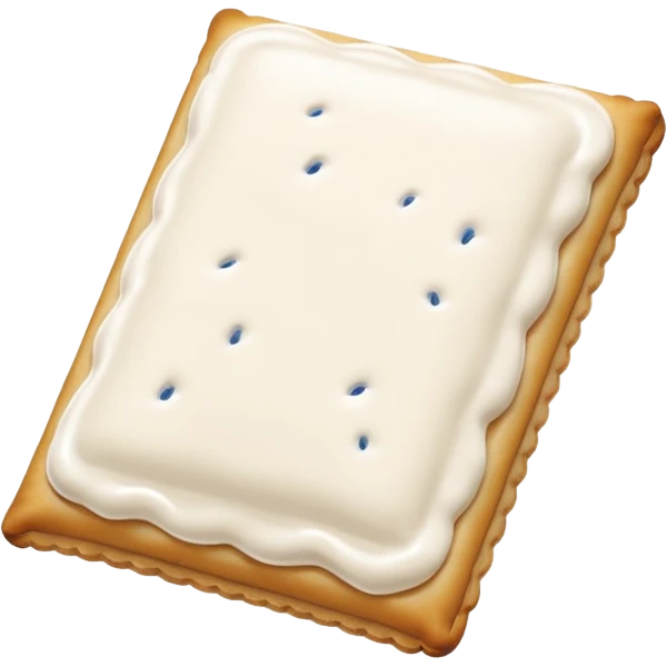 Pop tarts with white emoji