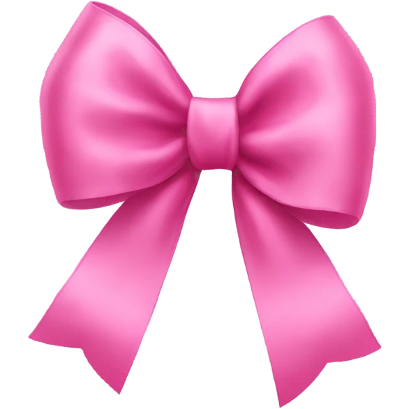 Pink bow  emoji
