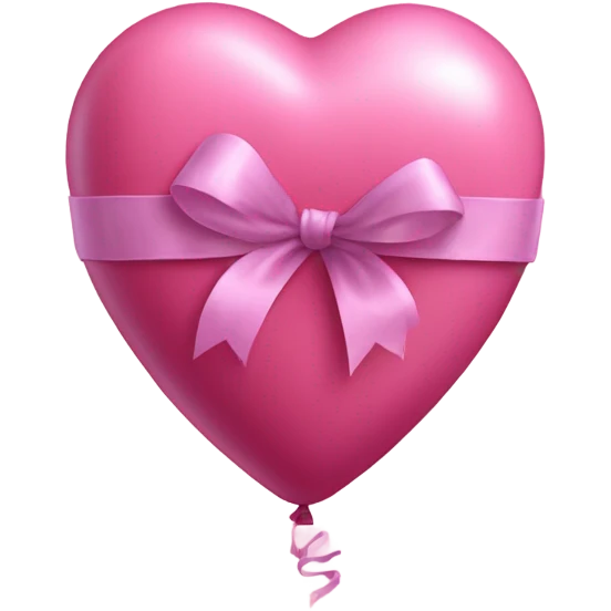 Pink valentine emoji
