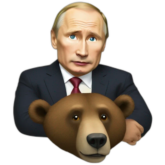 putin on bear emoji