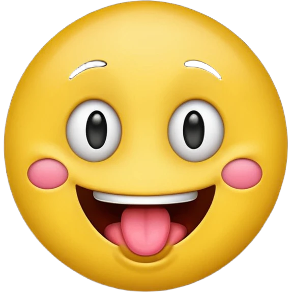 make a cross eyed esotropia emoji with tounge out emoji