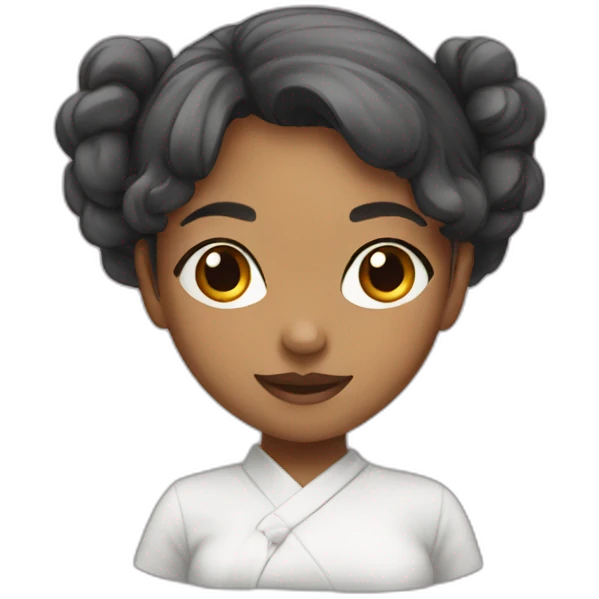 Karaté girl emoji