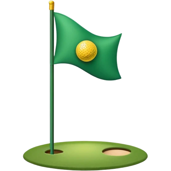 golf flag with hole emoji
