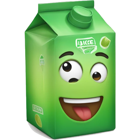 carton that says dimensional juice emoji