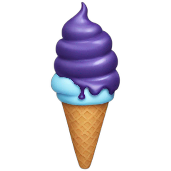 blueberry icecream emoji