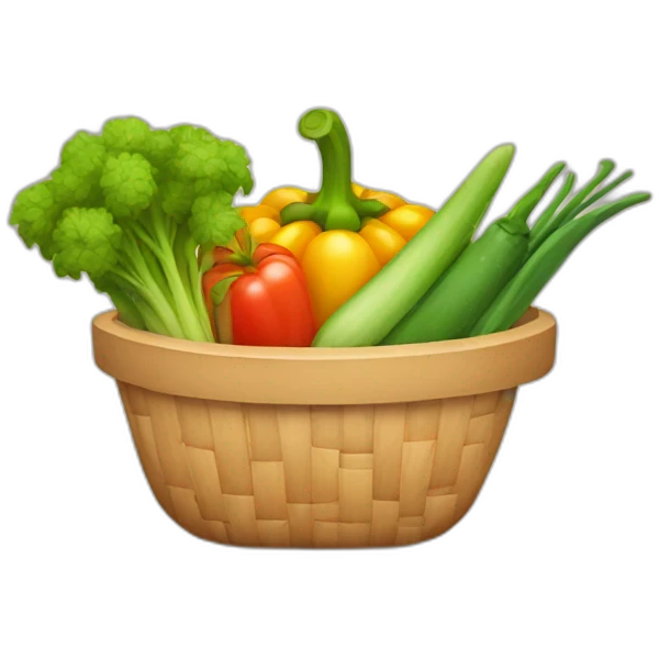 vegetables basket emoji