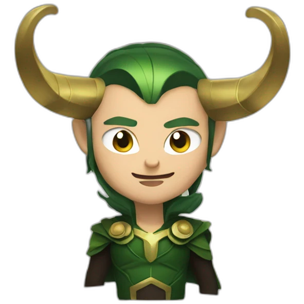Loki with horns emoji