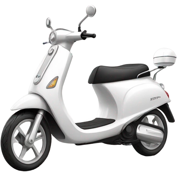 White scooter  emoji