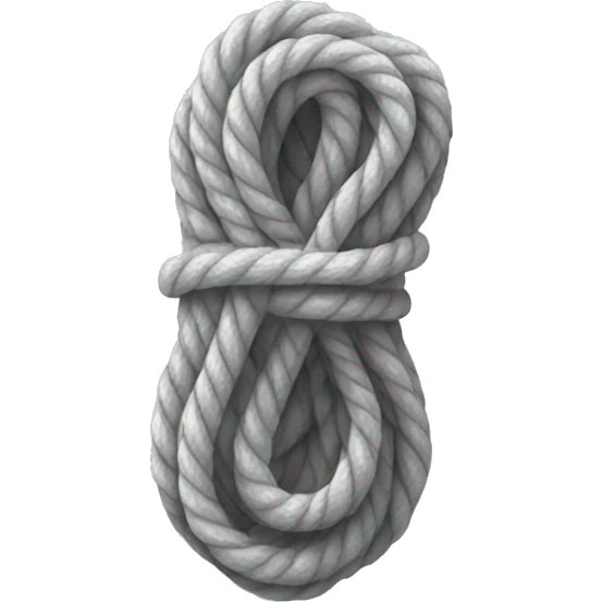 tight light grey rope  emoji