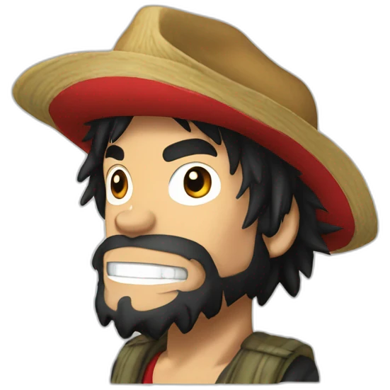 luffy che guevara emoji