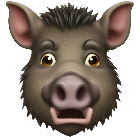Wild boar emoji