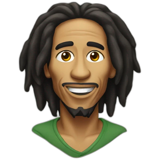 bob marley emoji