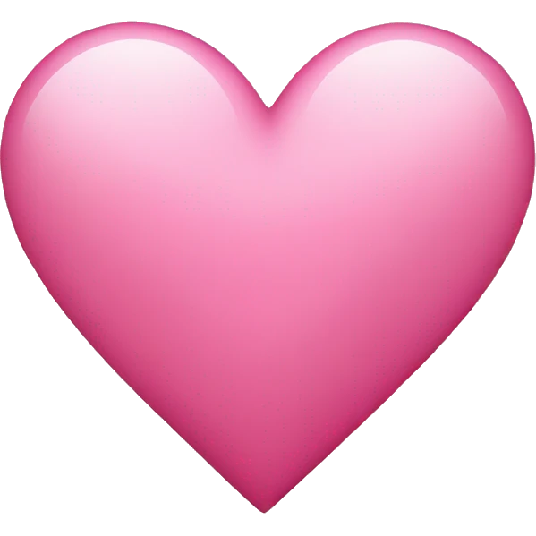 Pink heart  emoji