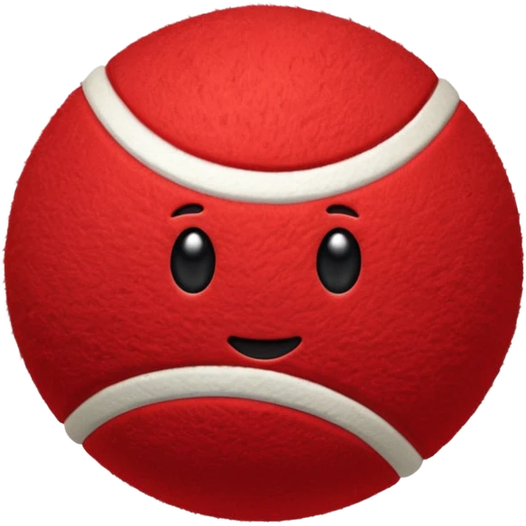 red tennis ball  emoji