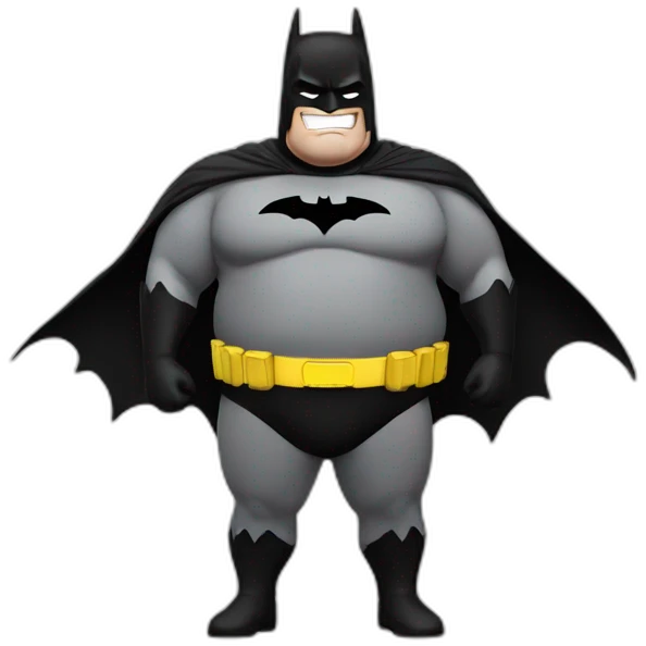Fat batman emoji