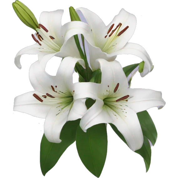 Lilies  emoji