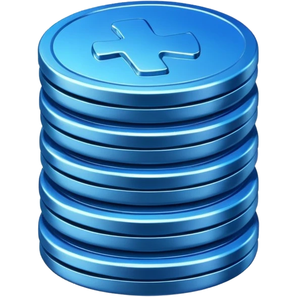 blue coins credit package emoji