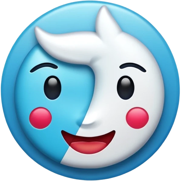 Verificacion de Tiktok azul emoji