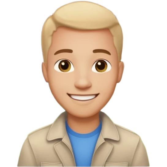 emoji de bienes y raices, un hombre y una casa en "venta for sale" emoji