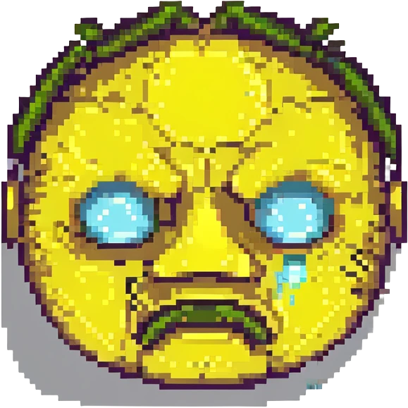 cranky yellow face emoji