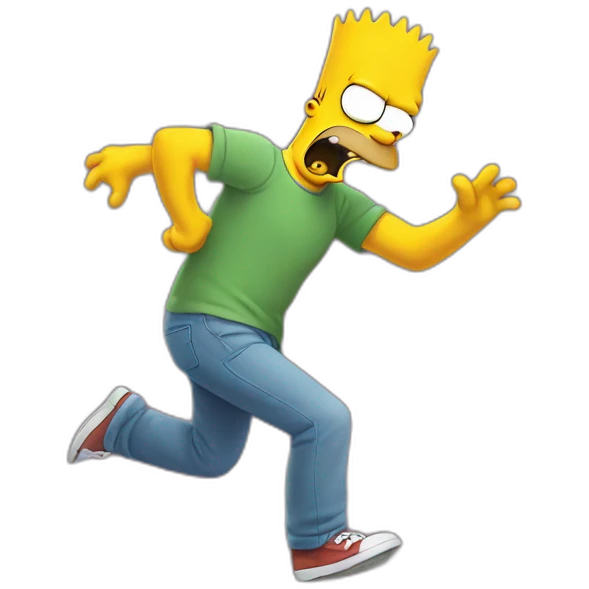 bart simpson farting emoji