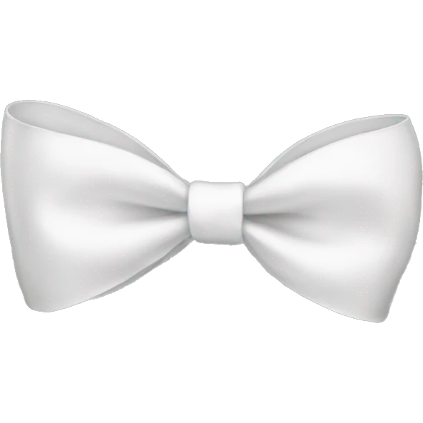 white bow emoji