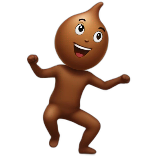 poop dancing emoji