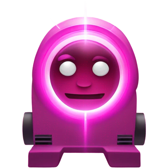pink laser emoji