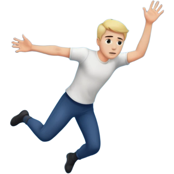man falling into the void emoji