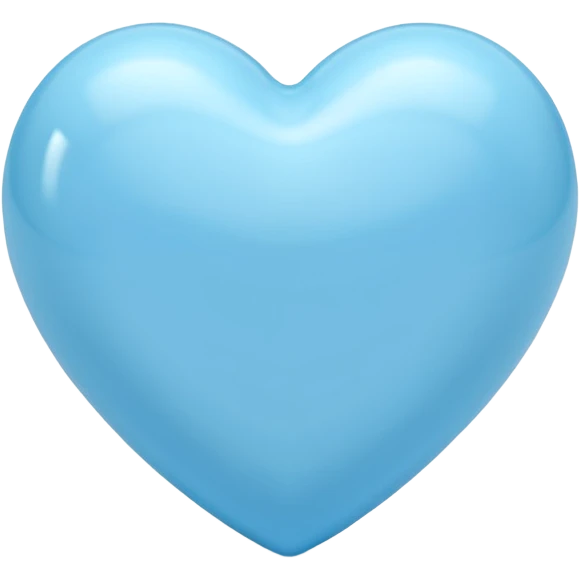 Light blue heart emoji