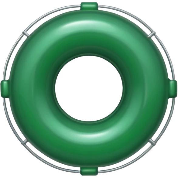 dark green lifesaver emoji