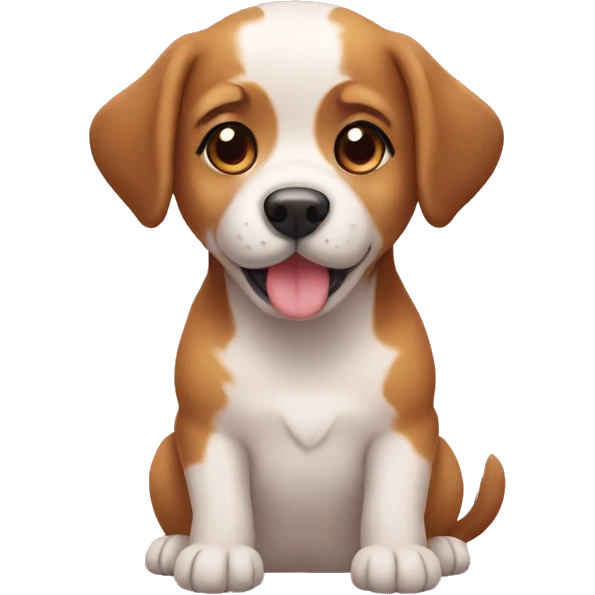 cute dog heart emoji