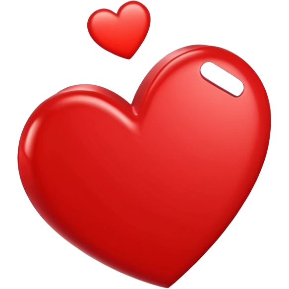 red greeting card emoji