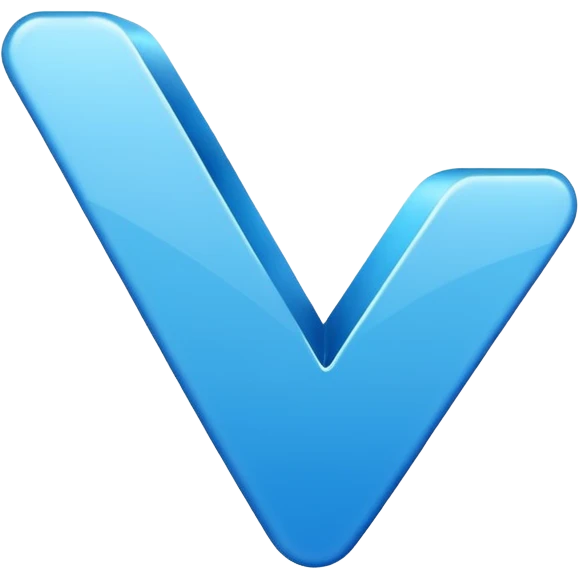 Create blue tick verification  emoji