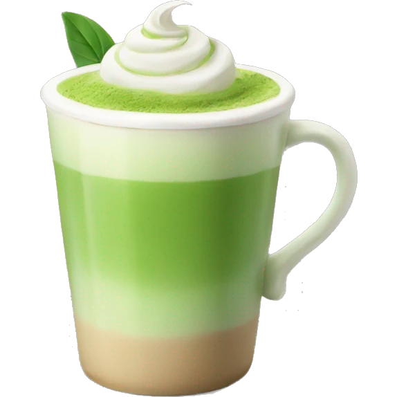 Matcha latte  emoji
