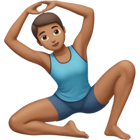 stretching emoji