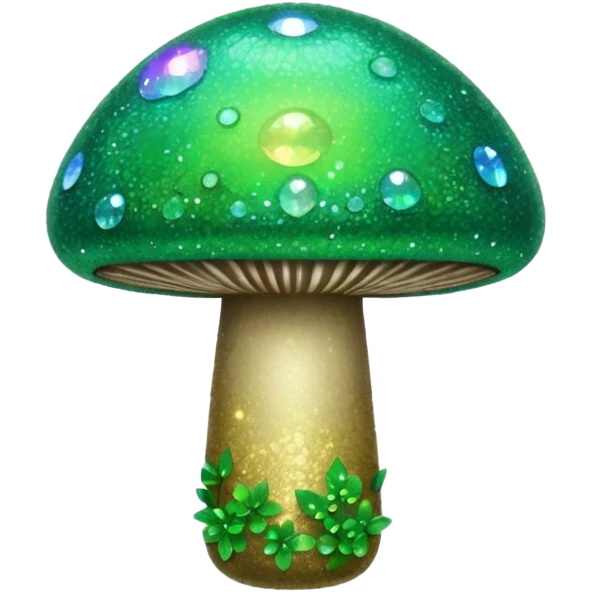 glitter mushroom 1-up emoji