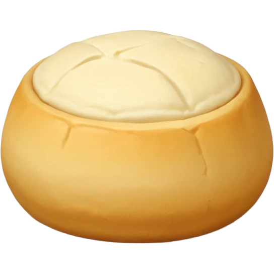 Pao de queijo pequeno redondinho liso emoji