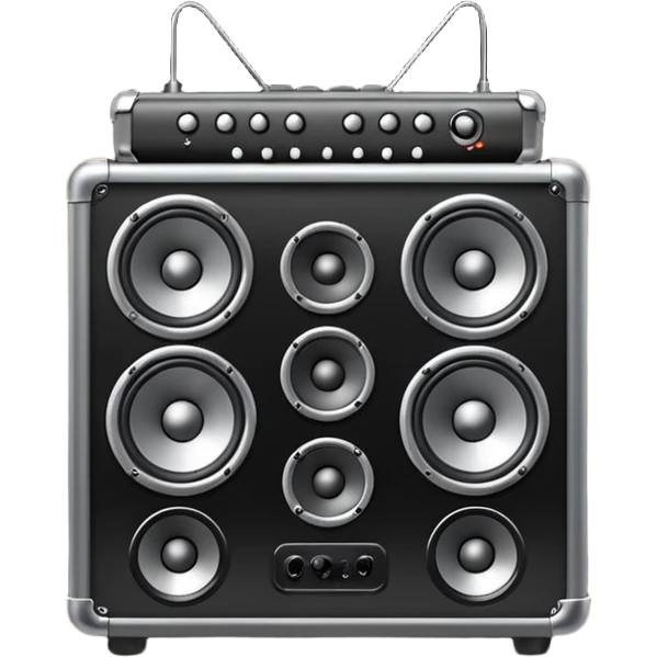 music sound box stage  emoji