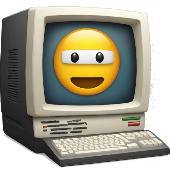 retro computer emoji