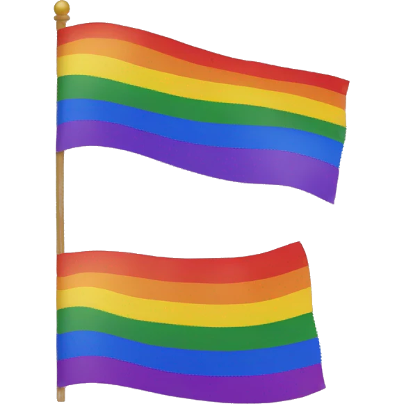 Pride flag emoji