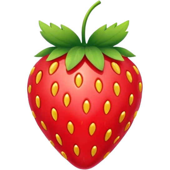 Block Jewelry strawberry emoji