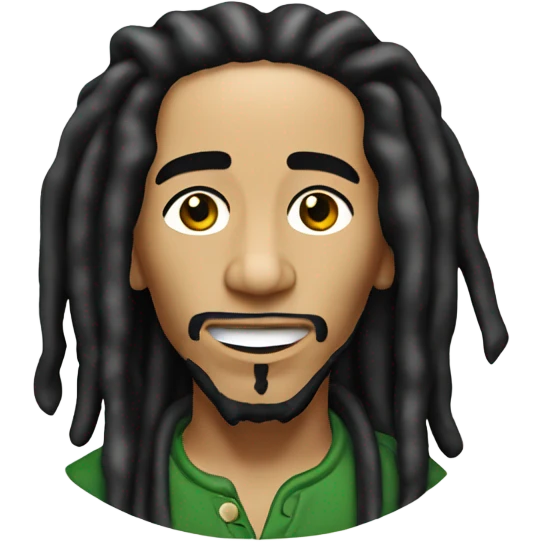 bob marley ￼ emoji