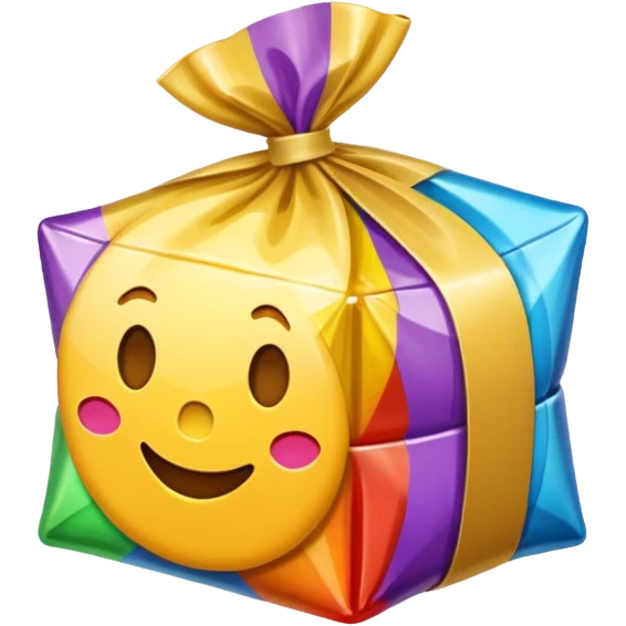 un bonbon emballé  emoji