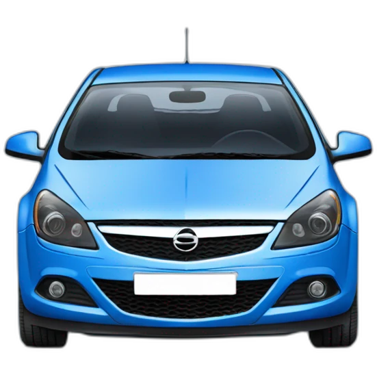 Blue opel astra h gtc emoji