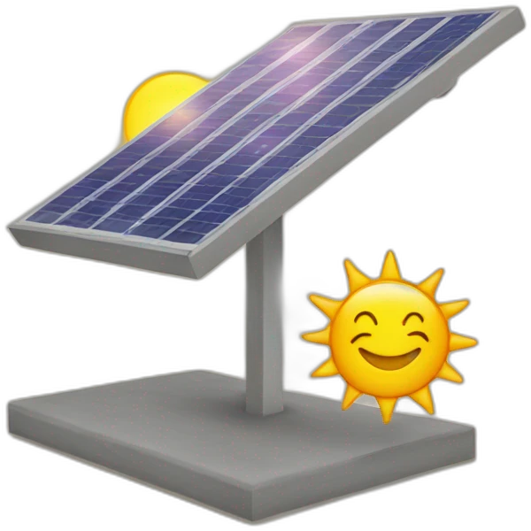 panneau solaire emoji