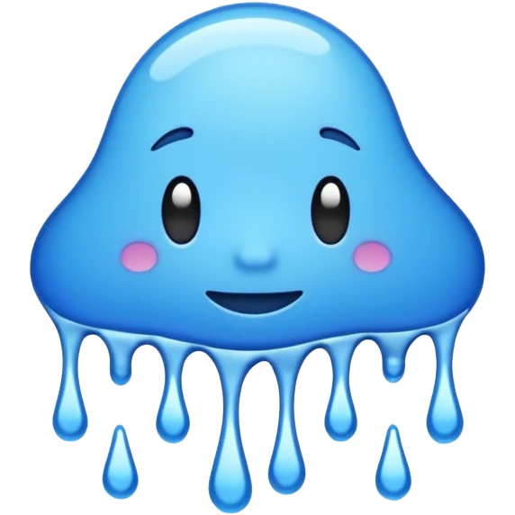 spell out the word "wavy" in a blue graffiti font emoji