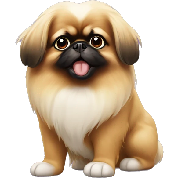 Pekingese with Mickey Mouse  emoji