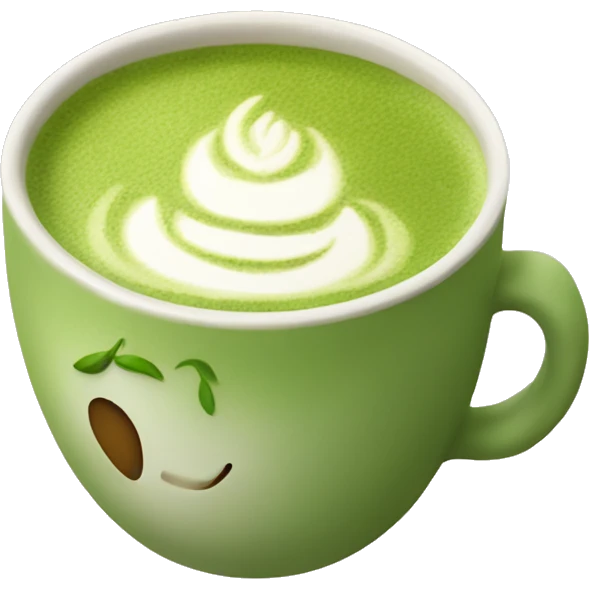 Matcha latte emoji